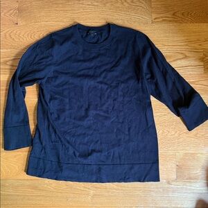 Black Long Sleeve Knitted Top